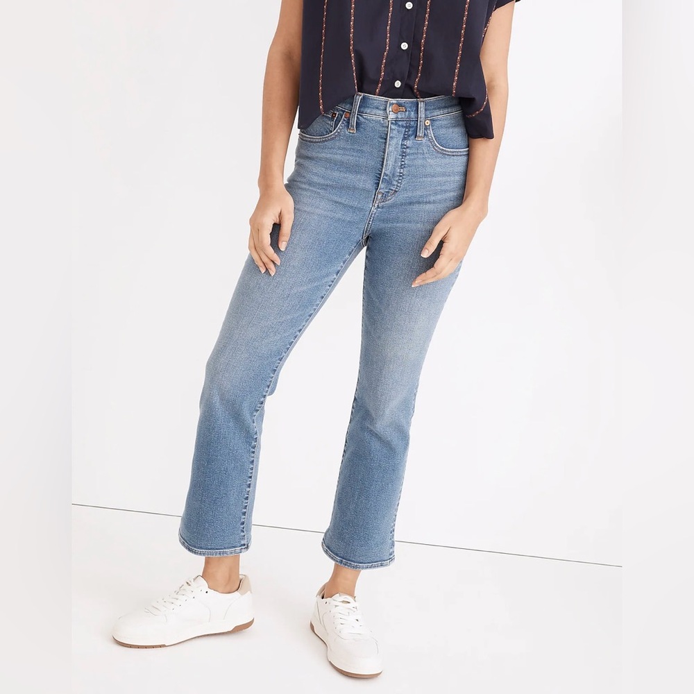 Madewell – Cali Demi-Boot Jeans in Dorrance Wash: TENCEL™ Denim Edition
